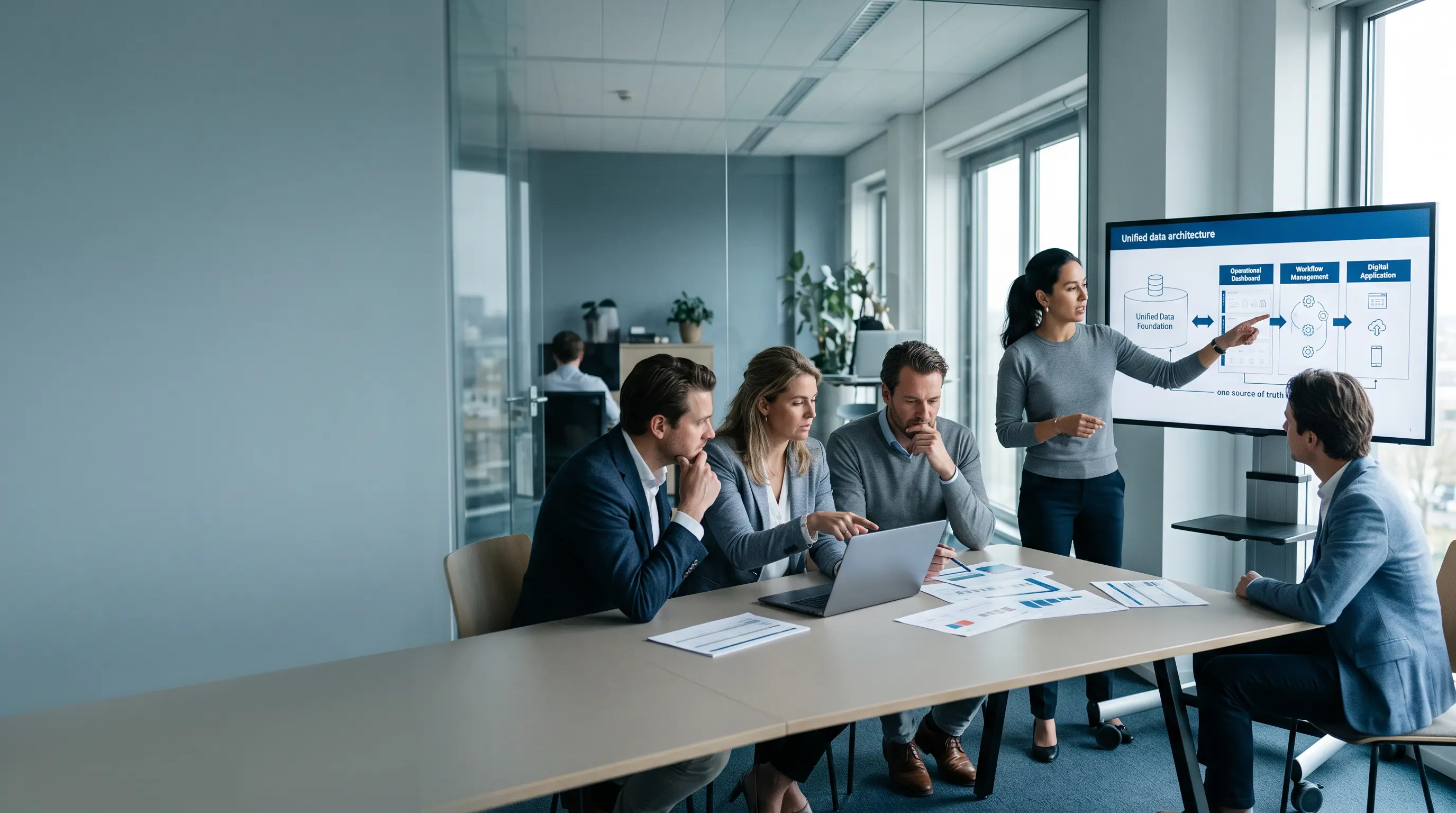Team bespreekt databronnen en toepassingen voor een centraal dataplatform