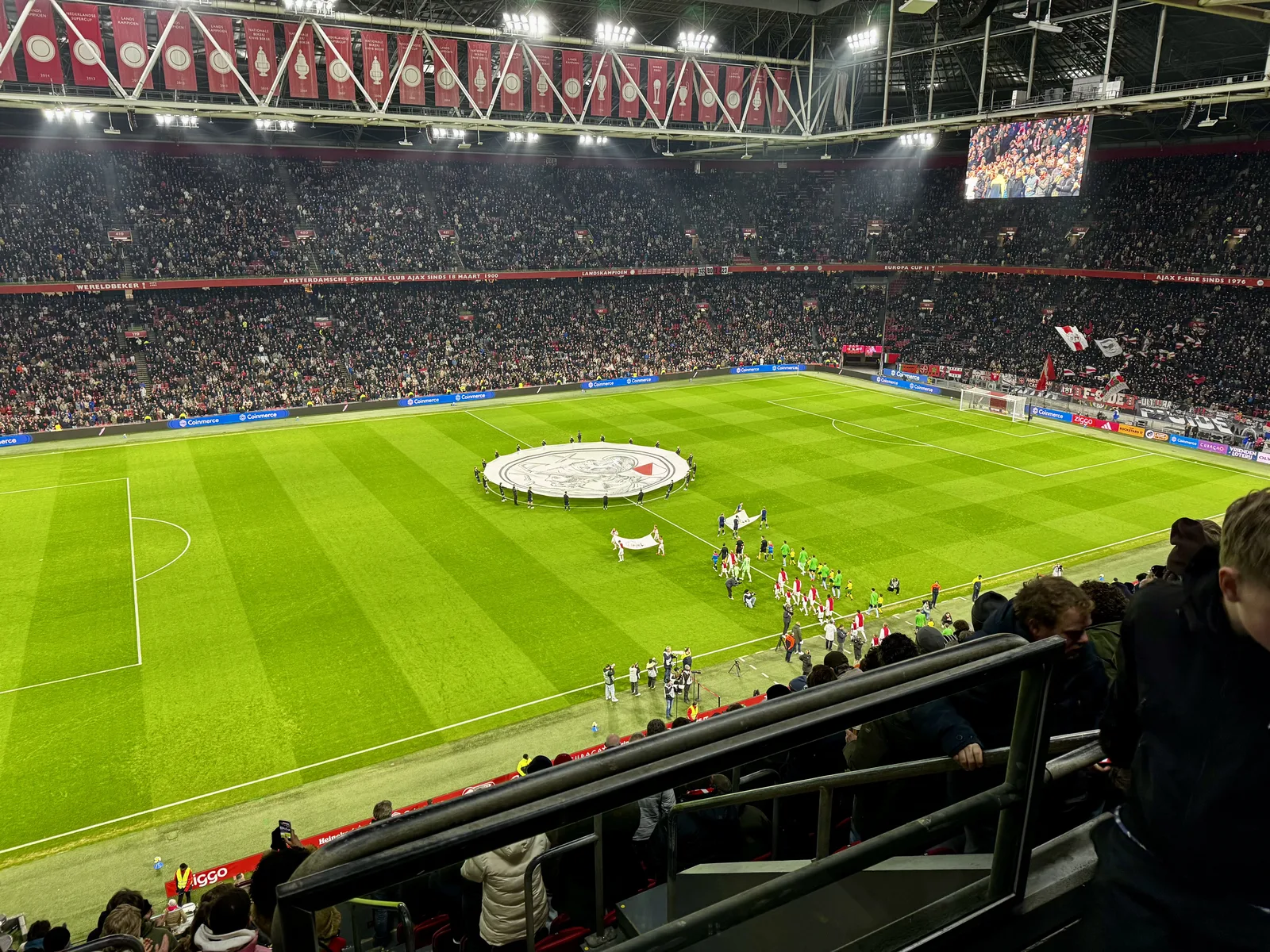 Johan Cruijff ArenA vlak voor Ajax tegen Fortuna Sittard op 14 februari 2026